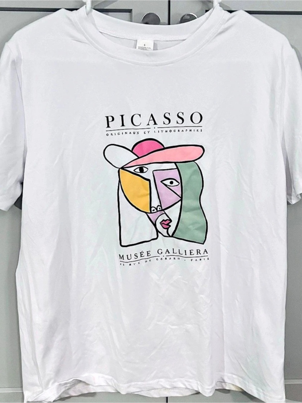 Picasso Musée Galliera graphic tee Graphic Tee in White Size Large